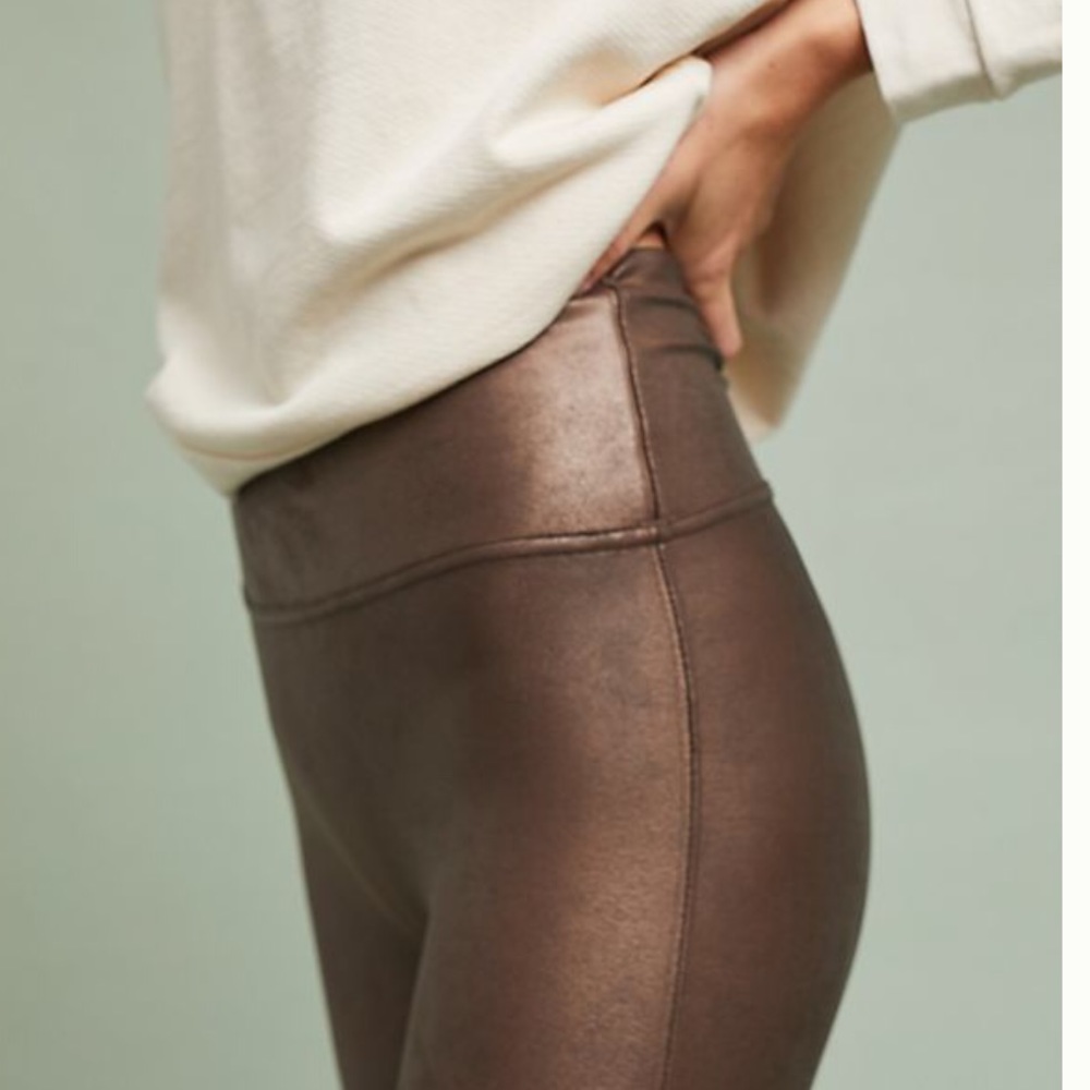 Spanx Faux Leather Leggings from Anthropologie